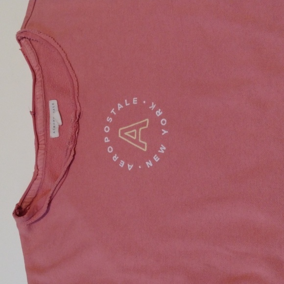 Pre-owned Aeropostale Fleece Lined Pink Sweater Size Large - Picture 4 of 10